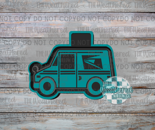 USPS Delivery Truck - Silicone Freshie Mold