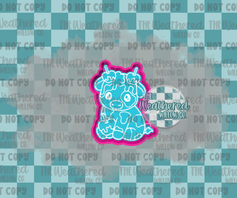 Candy apple cow - Silicone Freshie Mold