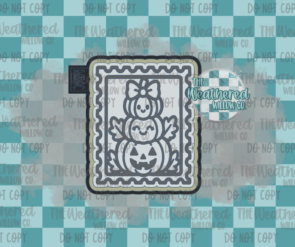 Pumpkin stack stamp - Silicone Freshie Mold
