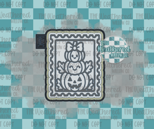 Pumpkin stack stamp - Silicone Freshie Mold