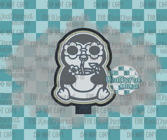 Summer penguin - Silicone Freshie Mold