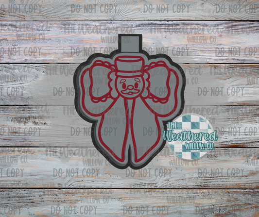 Nutcracker Bow - Silicone Freshie Mold