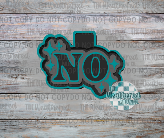 No - Silicone Freshie Mold