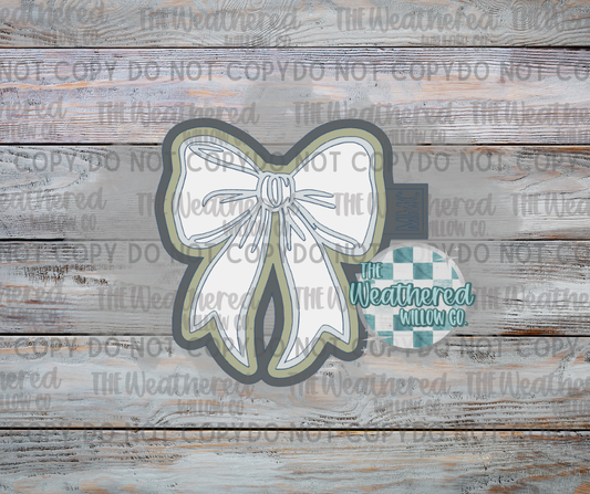 Coquette bow- Silicone Freshie Mold