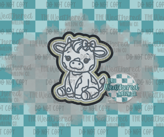 Baby Cow - Silicone Freshie Mold