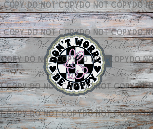 Don't worry be hoppy - Silicone Freshie Mold