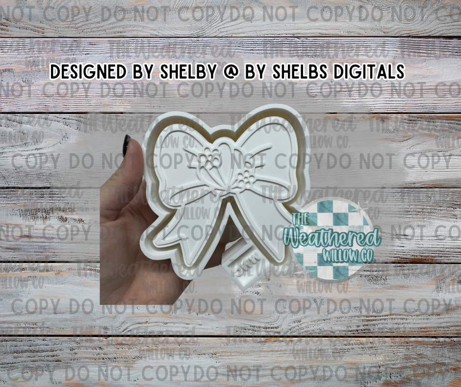 Seashell bow - Silicone Freshie Mold