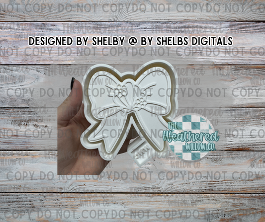 Seashell bow - Silicone Freshie Mold