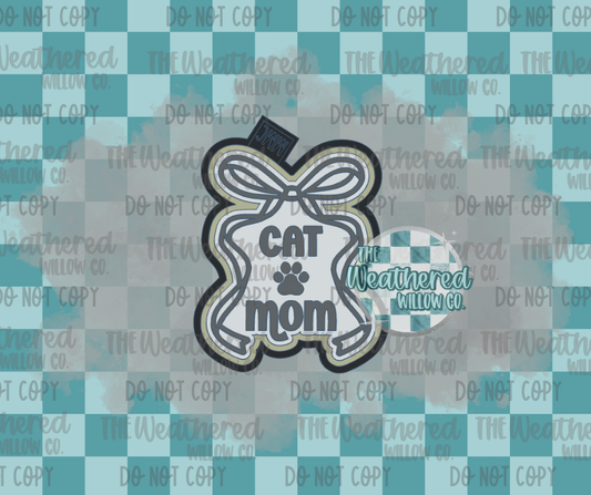 Bow cat mom - Silicone Freshie Mold