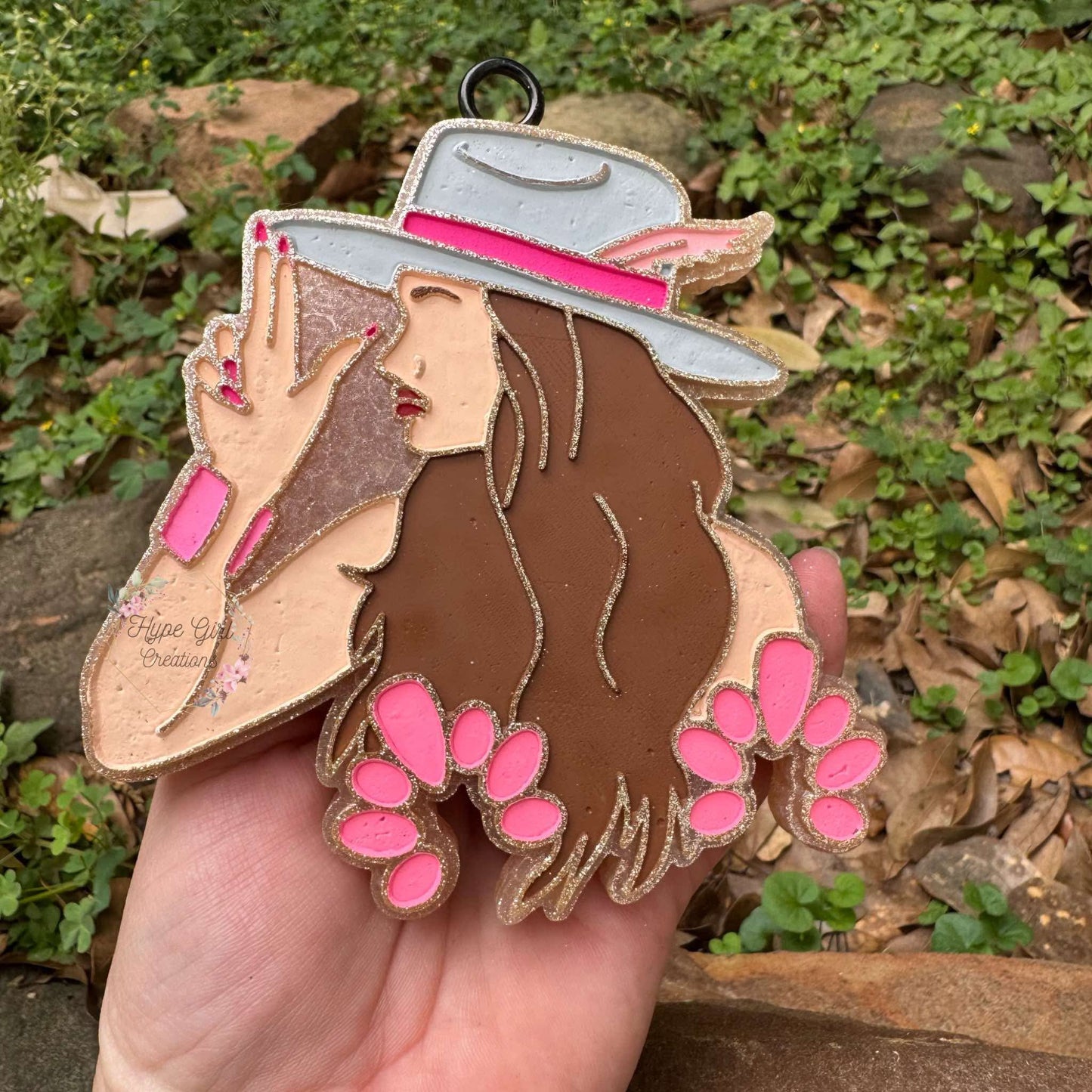 Shoot'em Straight Cowgirl- Silicone Freshie Mold