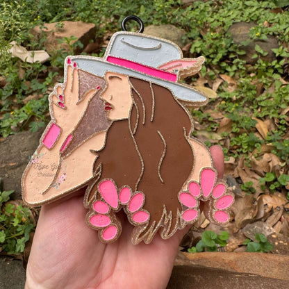 Shoot'em Straight Cowgirl- Silicone Freshie Mold