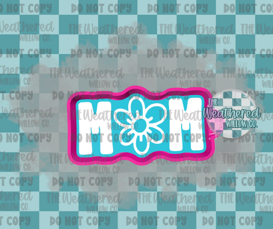 Doodle daisy Mom - Silicone Freshie Mold