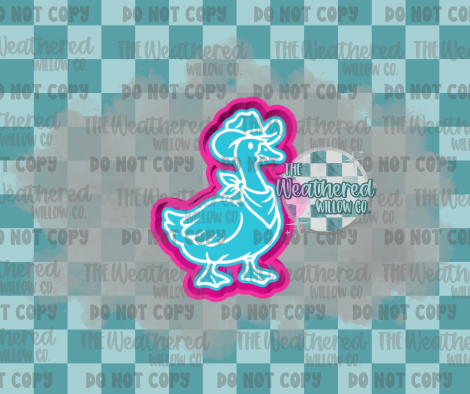 Cowboy goose - Silicone Freshie Mold