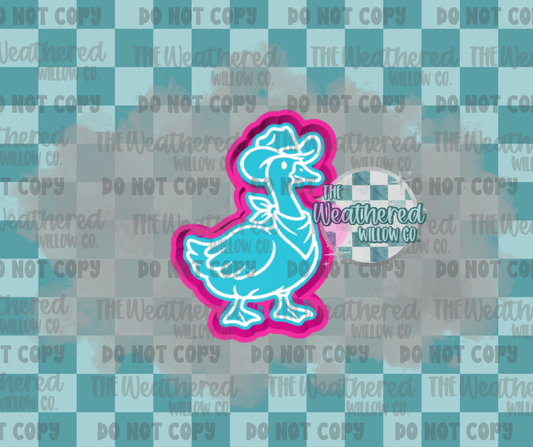 Cowboy goose - Silicone Freshie Mold