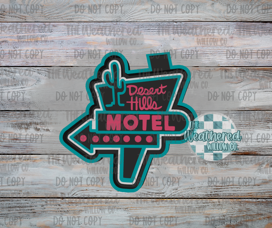 Desert Hills Motel - Silicone Freshie Mold