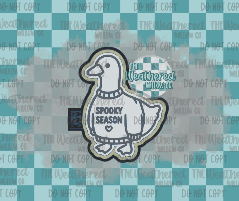 Spooky season duck - Silicone Freshie Mold