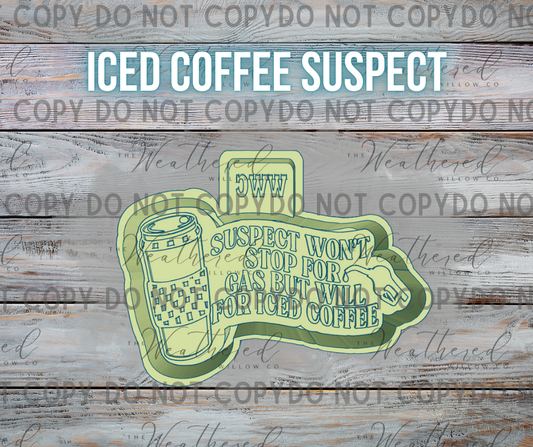 Iced coffee suspect - Silicone Freshie Mol