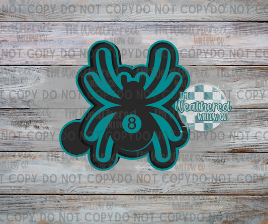 8 Ball Spider - Silicone Freshie Mold