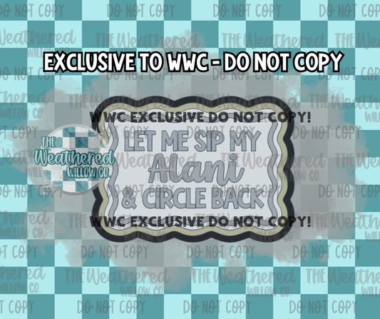 Let me sip my Alani & circle back - WWC EXCLUSIVE - Silicone Freshie Mold