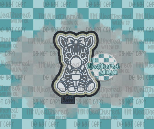Bubblegum Zebra - Silicone Freshie Mold