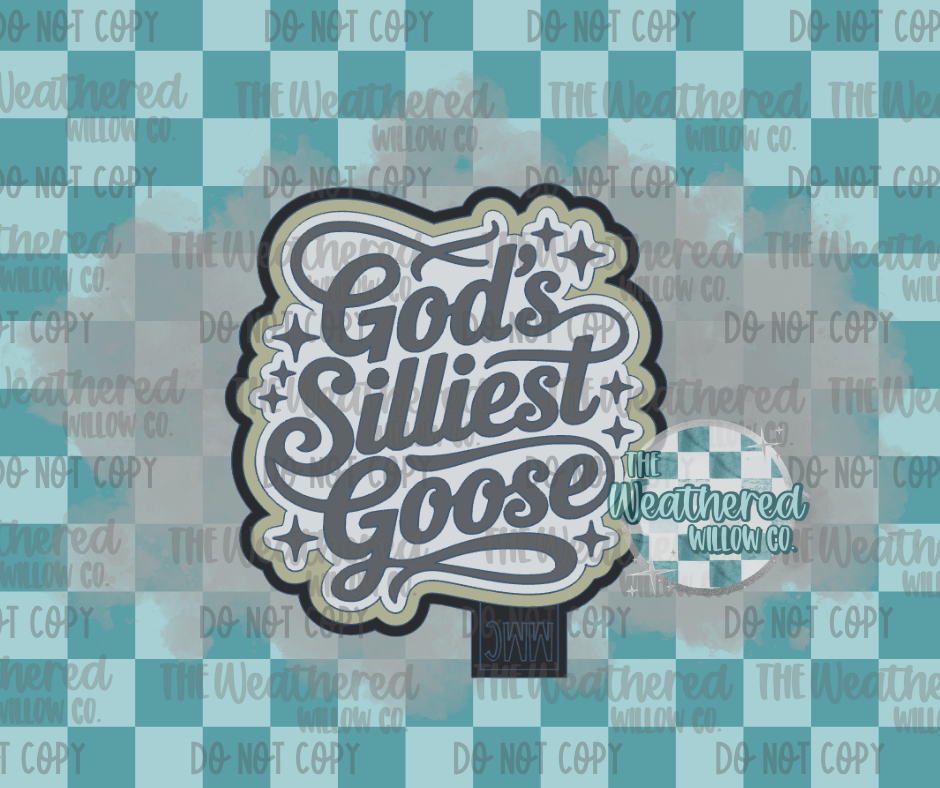 God's silliest goose - Silicone Freshie Mold