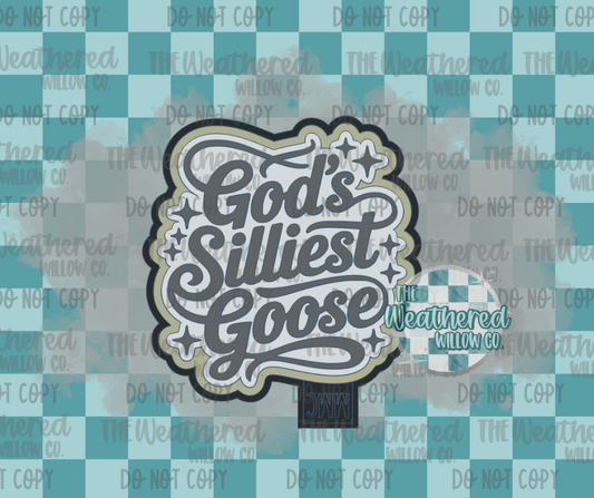 God's silliest goose - Silicone Freshie Mold