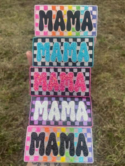 Checkered Mama - Silicone Freshie Mold