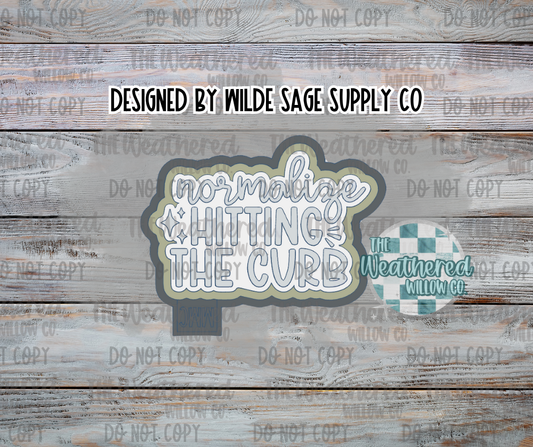 Normalize hitting the curb - Silicone Freshie Mold