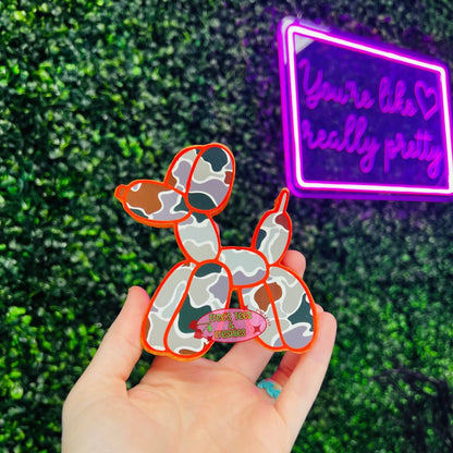 Card stock Balloon Dog - Silicone Freshie Mold