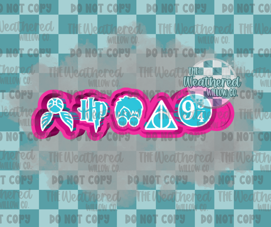 HP Charms - Silicone Freshie Mold