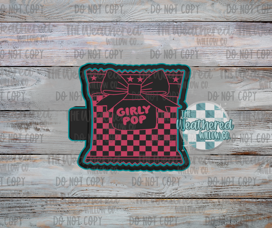 Girly Pop Chip Bag - Silicone Freshie Mold