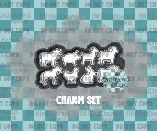 Farm animal Charms - Silicone Freshie Mold