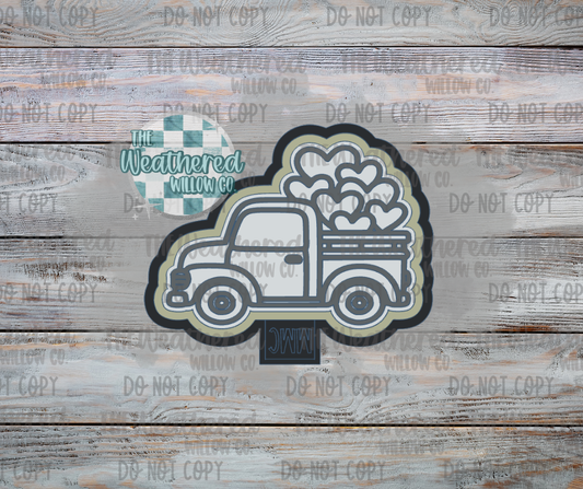 Love Truck - Silicone Freshie Mold