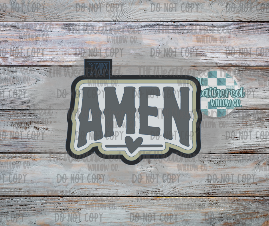 Amen - Silicone Freshie Mold