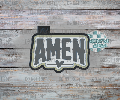 Amen - Silicone Freshie Mold