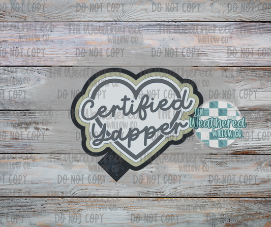 Certified Yapper - Silicone Freshie Mold