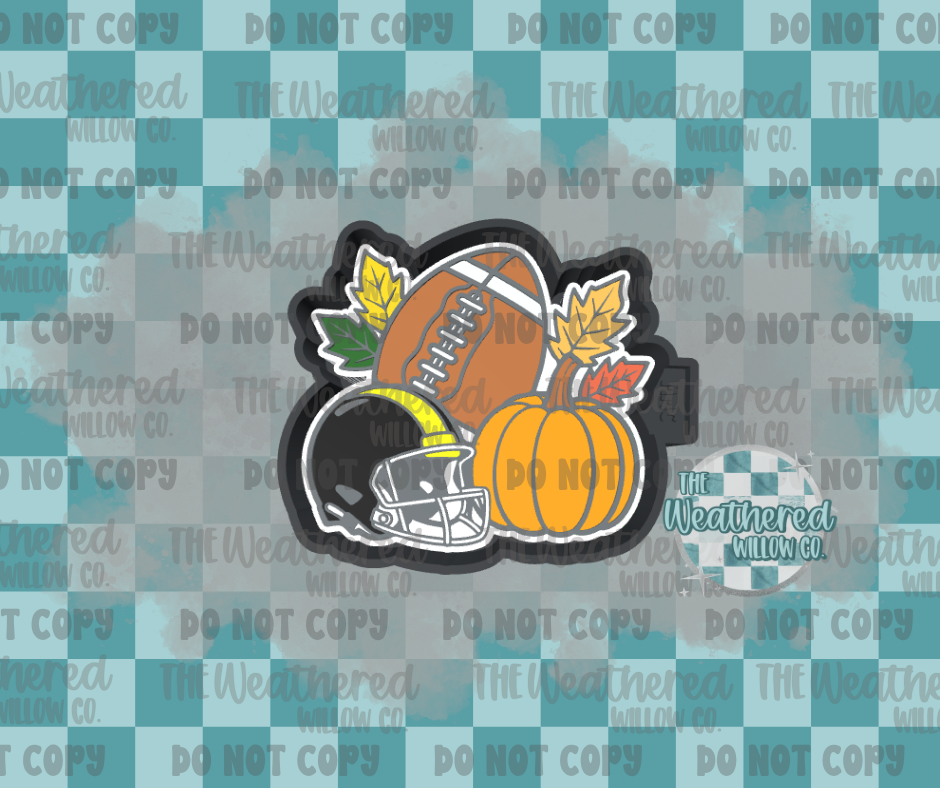 Fall Football - Silicone Freshie Mold