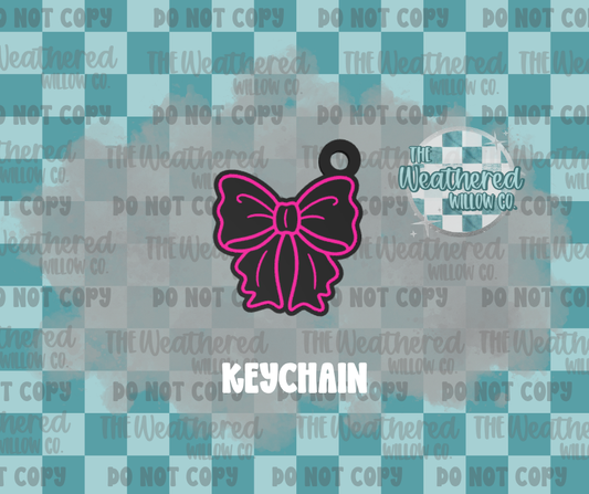 Flowy Bow - Keychain