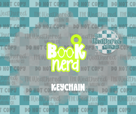Book Nerd - Keychain
