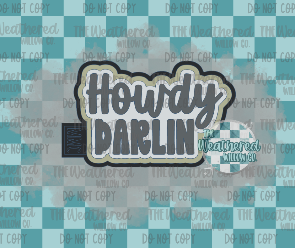 Howdy Darlin - Silicone Freshie Mold