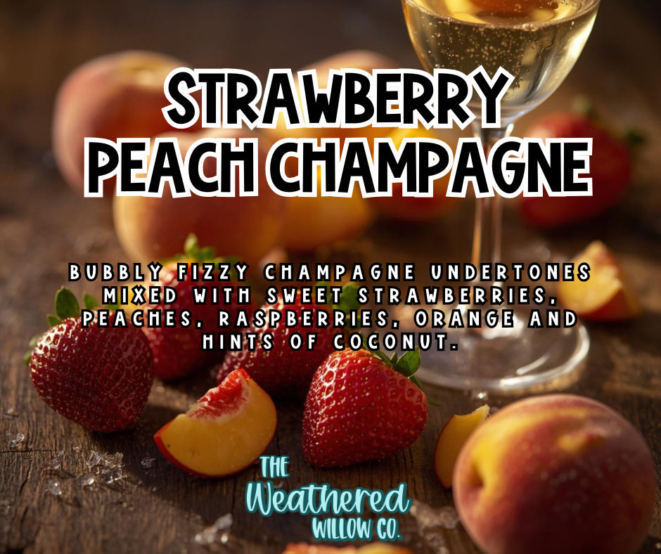 Strawberry Peach Champagne - 16oz Scented Aroma Beads