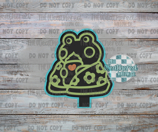 Cozy Frog - Silicone Freshie Mold