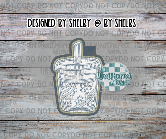Groovy Iced Coffee - Silicone Freshie Mold