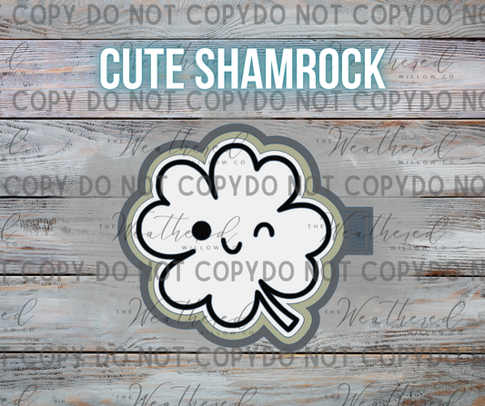 Cute Shamrock - Silicone Freshie Mold