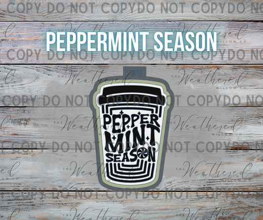 Peppermint Season - Silicone Freshie Mold