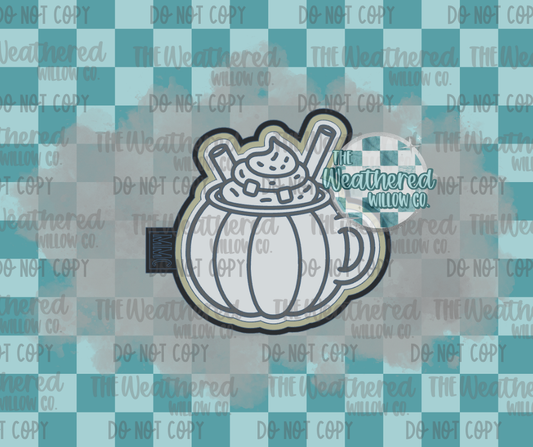 Pumpkin mug - Silicone Freshie Mold