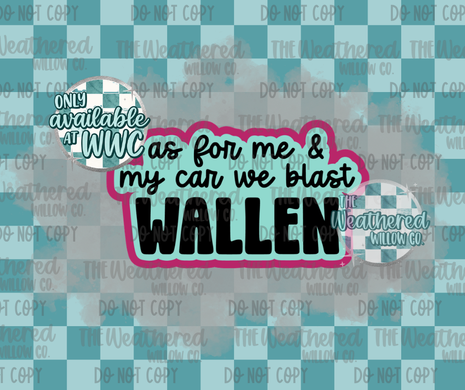 As for me - Wallen - Silicone Freshie Mold