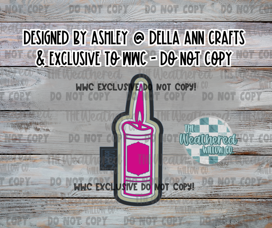 Candle Stick;WWC EXCLUSIVE - Silicone Freshie Mold