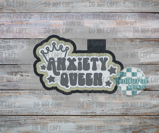 Anxiety Queen - Silicone Freshie Mold