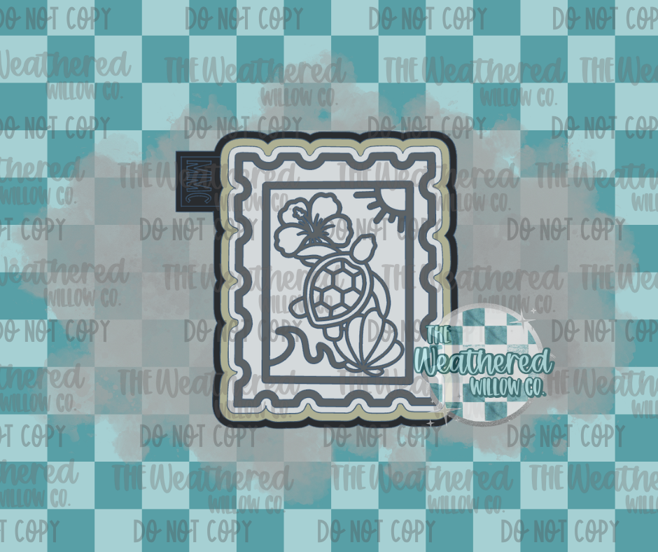 Turtle Stamp - Silicone Freshie Mold